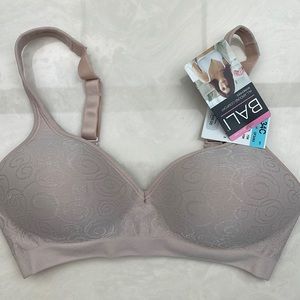 Bali Pink All-Around Comfort Wirefree Bra 34C NWT